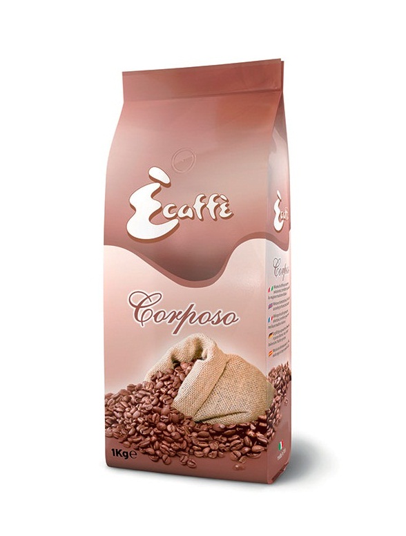 Кофе в зернах Ecaffe Corposo 1,0 кг.