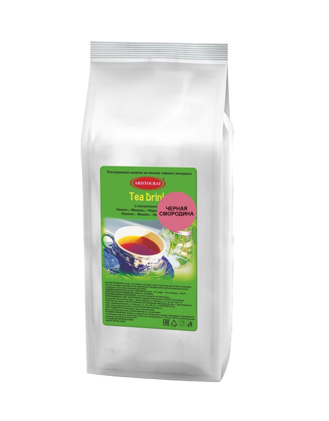 Растворимый чайный напиток ARISTOCRAT Tea Drink Черная смородина 1,0 кг.