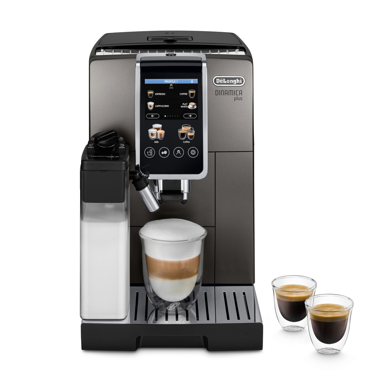 Автоматическая кофемашина DeLonghi Dinamica Plus ECAM380.95.TB
